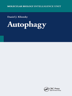 cover image of Autophagy
